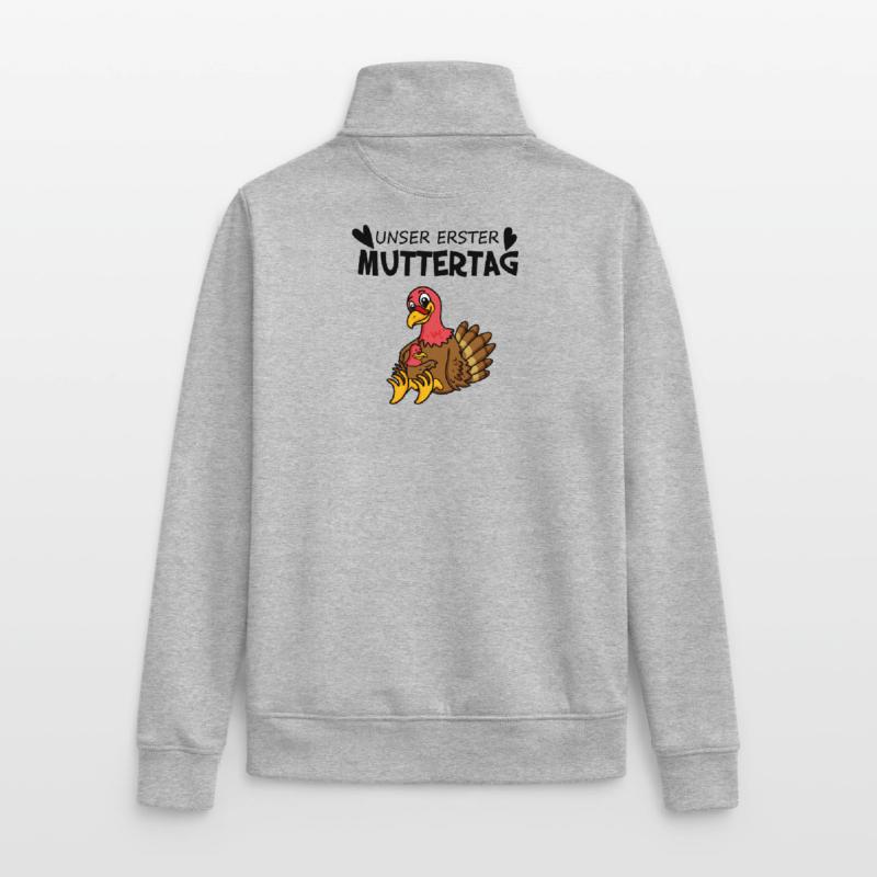Muttertag - erster Muttertag Geschenk Unisex Organic Zip Sweatshirt von Stanley/Stella