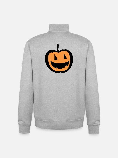 Halloween - Unisex Organic Zip Sweatshirt von Stanley/Stella - Grau meliert