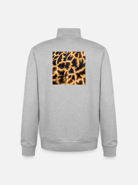SAFARI - Sweat zippé unisexe en coton bio Stanley/Stella - gris chiné