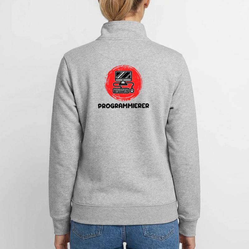 Developer Programmierer Coden Computer Informatik Unisex Organic Zip Sweatshirt von Stanley/Stella