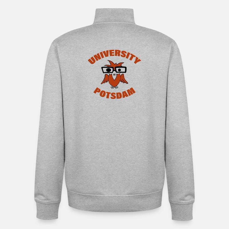 UNI POTSDAM - Sweat zippé unisexe en coton bio Stanley/Stella - gris chiné