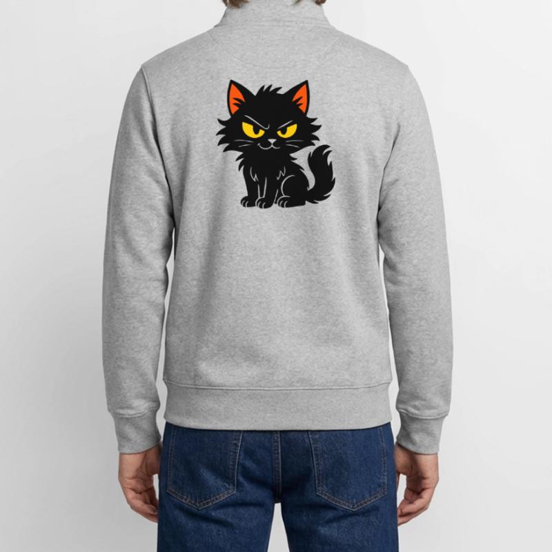 Süßes Kätzchen Unisex Organic Zip Sweatshirt von Stanley/Stella