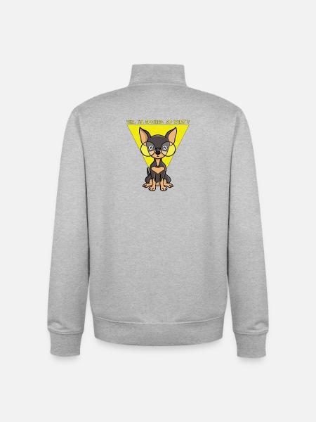 Yes, I'm spoiled. So what? - Sweat zippé unisexe en coton bio Stanley/Stella - gris chiné