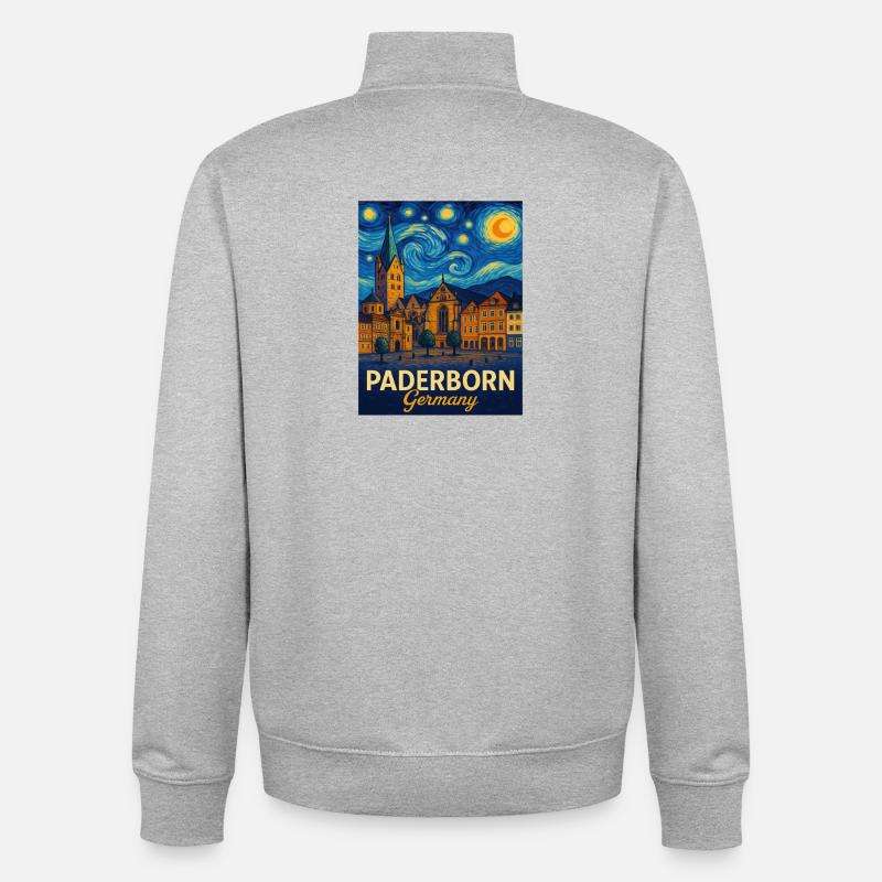 Paderborn - Unisex Organic Zip Sweatshirt by Stanley/Stella - heather grey