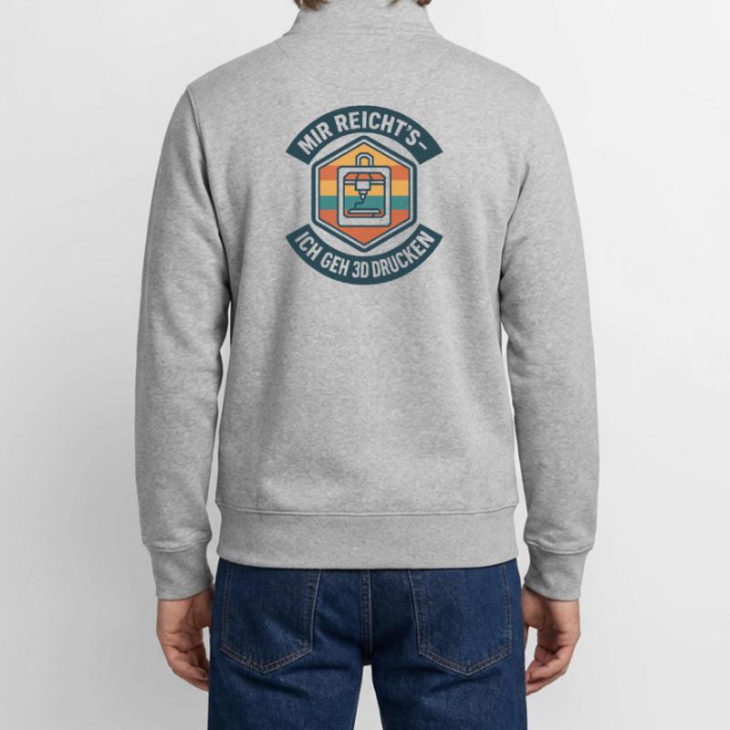 3D Printing I've Had Enough G-Code Unisex Organic Zip Sweatshirt by Stanley/Stella