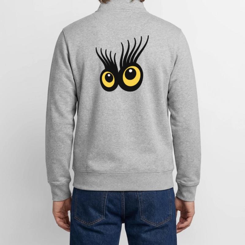 Augen Unisex Organic Zip Sweatshirt von Stanley/Stella