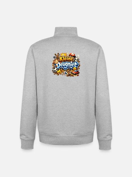 Little Rascal Play World - Unisex Organic Zip Sweatshirt by Stanley/Stella - heather grey