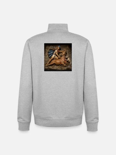 mithras - Unisex Organic Zip Sweatshirt von Stanley/Stella - Grau meliert