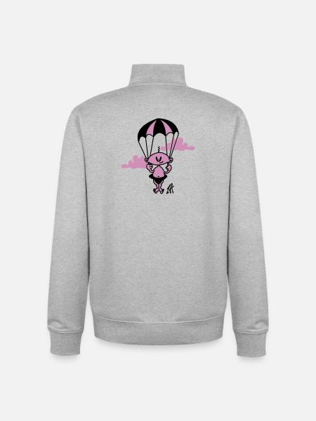 bébé - Sweat zippé unisexe en coton bio Stanley/Stella - gris chiné