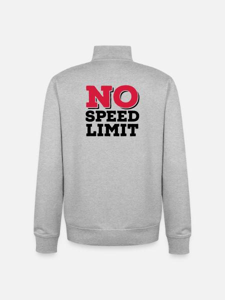 6061912 121780076 speed2 - Unisex Organic Zip Sweatshirt by Stanley/Stella - heather grey