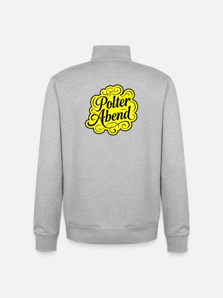 Bachelor party bachelor wedding - Unisex Organic Zip Sweatshirt by Stanley/Stella - heather grey