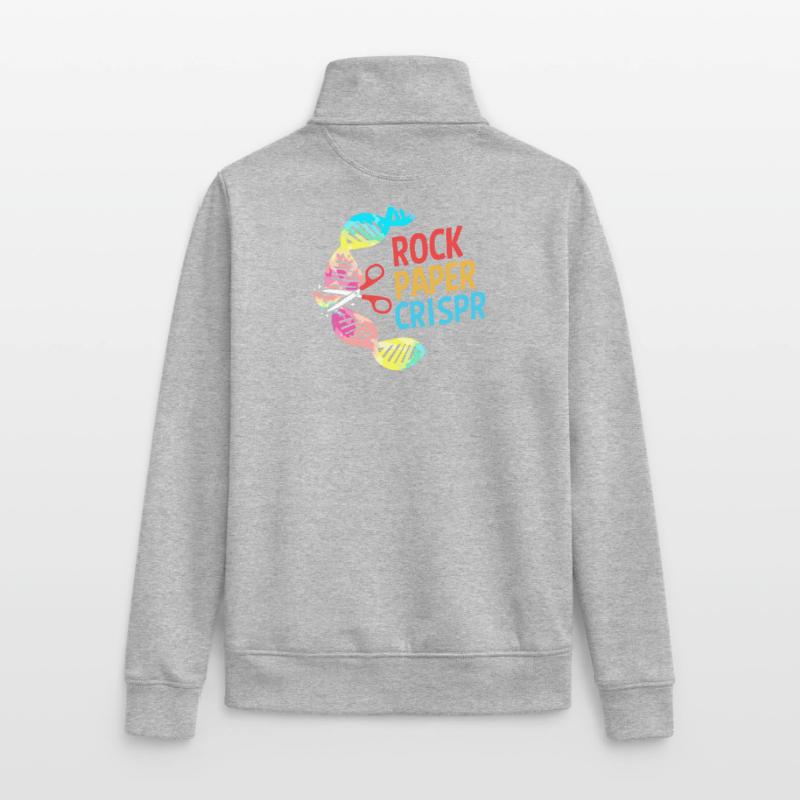 Structural formula molecule Unisex Organic Zip Sweatshirt by Stanley/Stella