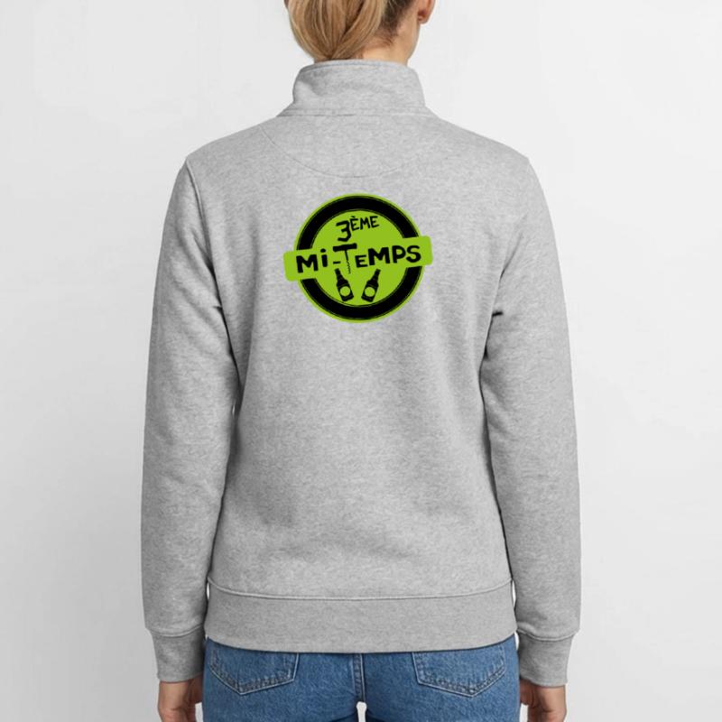 3rd Half Unisex Organic Zip Sweatshirt by Stanley/Stella