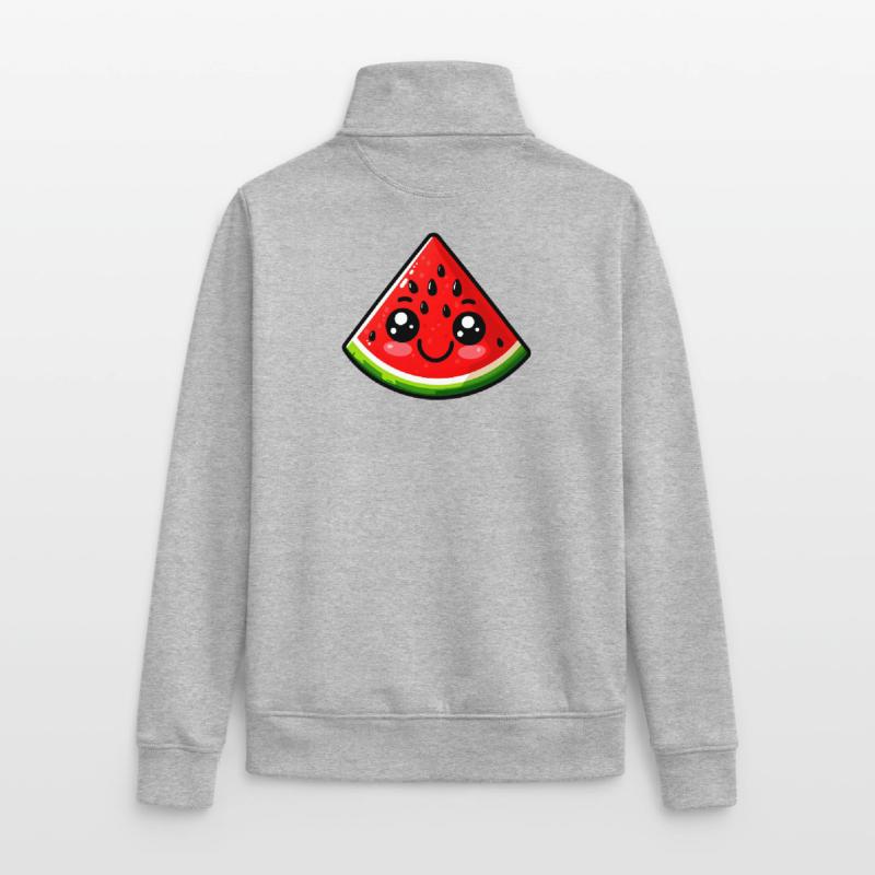 Pastèque Pastèques Sweat zippé unisexe en coton bio Stanley/Stella