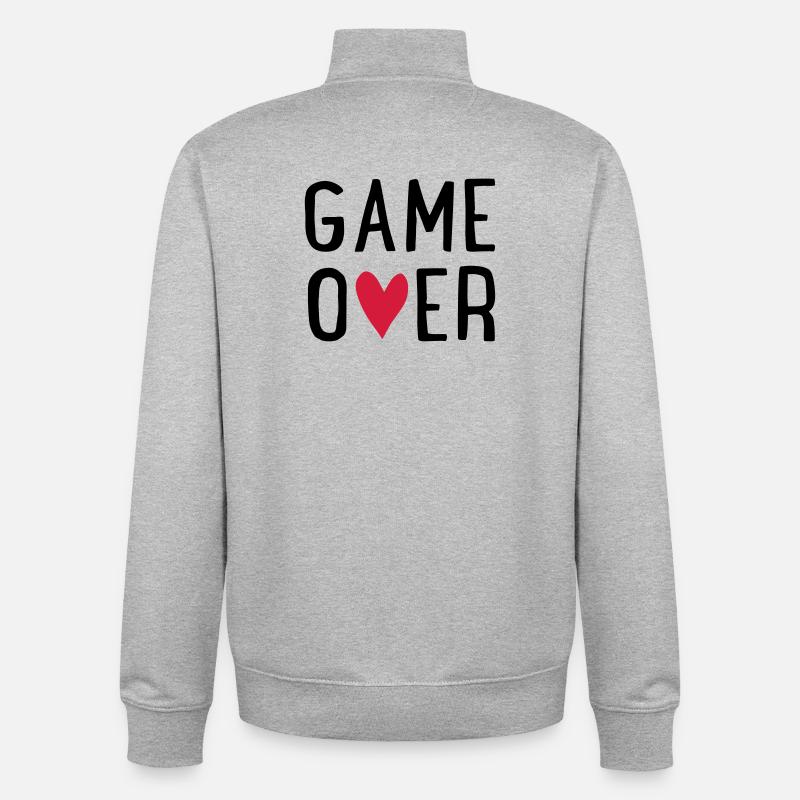 Enterrement de vie de garçon - Sweat zippé unisexe en coton bio Stanley/Stella - gris chiné