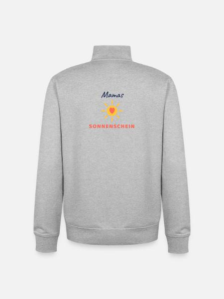 Mamas Sonnenschein - Unisex Organic Zip Sweatshirt von Stanley/Stella - Grau meliert