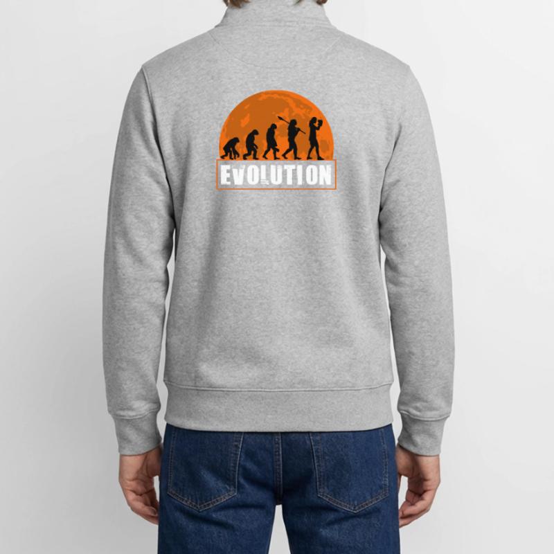 Boxe Evolution Boxeuse Fille Combat Boxe Boxe Sweat zippé unisexe en coton bio Stanley/Stella