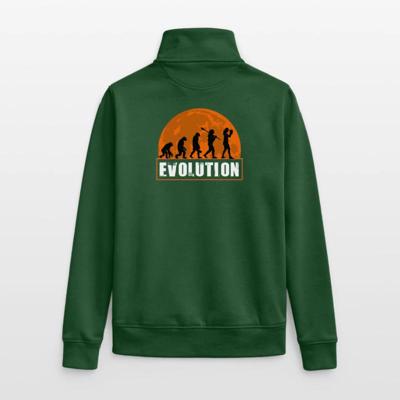 Boxe Evolution Boxeuse Fille Combat Boxe Boxe Sweat zippé unisexe en coton bio Stanley/Stella