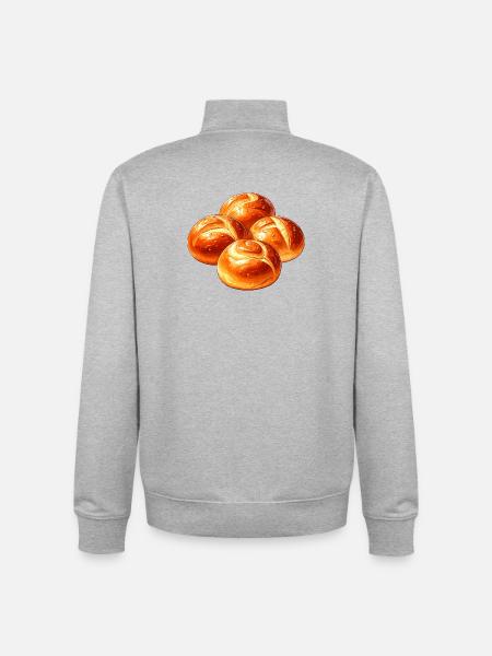 Roll - Unisex Organic Zip Sweatshirt by Stanley/Stella - heather grey