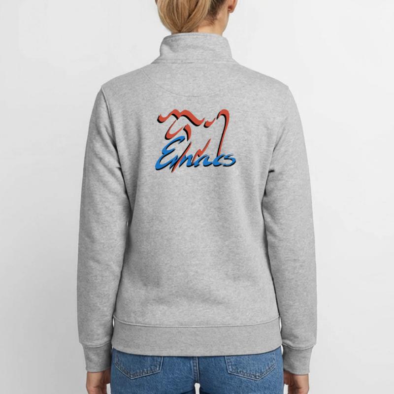 Emacs Programmierung Linux Unisex Organic Zip Sweatshirt von Stanley/Stella