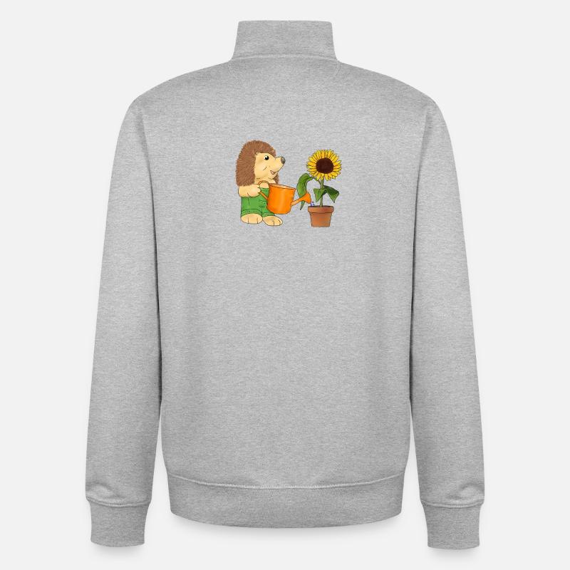 Gaertner - Unisex Organic Zip Sweatshirt von Stanley/Stella - Grau meliert