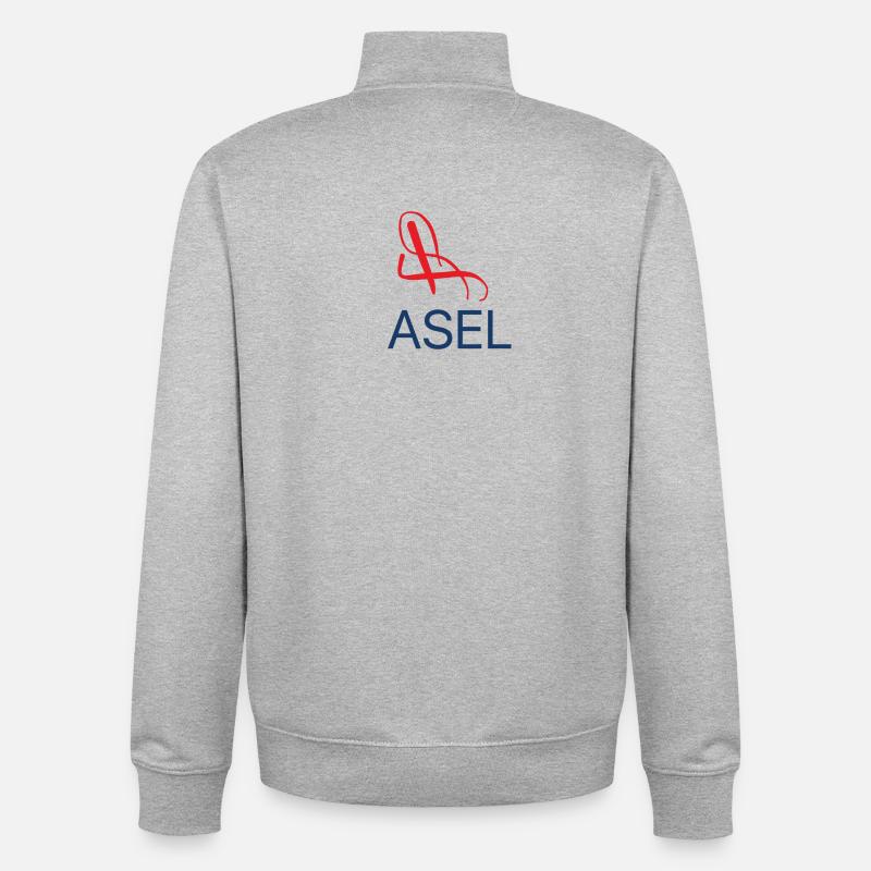 Basel T-Shirt Basel Pullover - Unisex Organic Zip Sweatshirt von Stanley/Stella - Grau meliert
