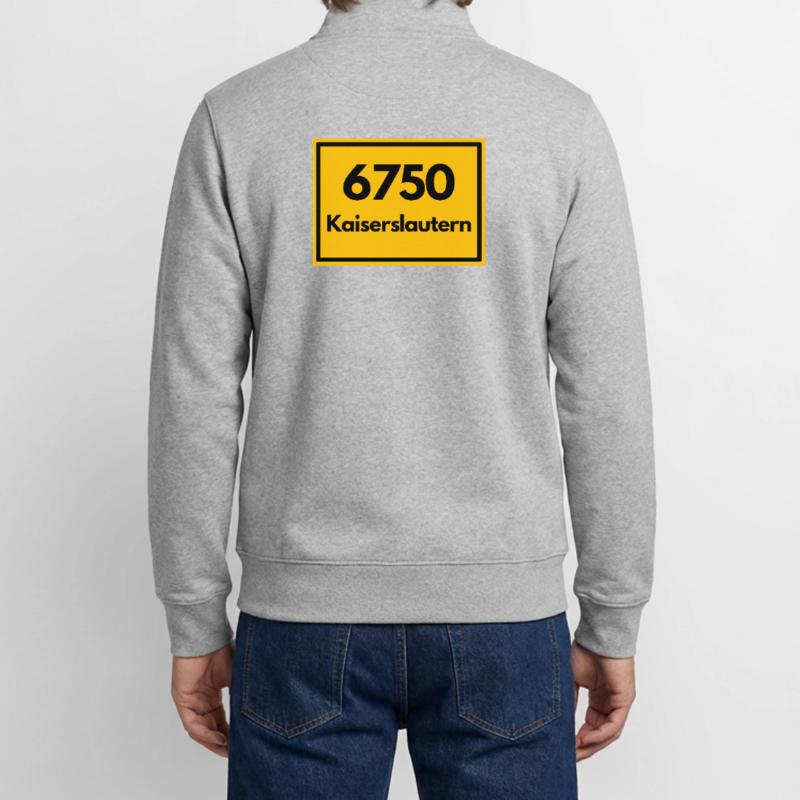 OLD POSTCODE POSTCODE 6750 KAISERSLAUTERN LAUTRE Unisex Organic Zip Sweatshirt by Stanley/Stella