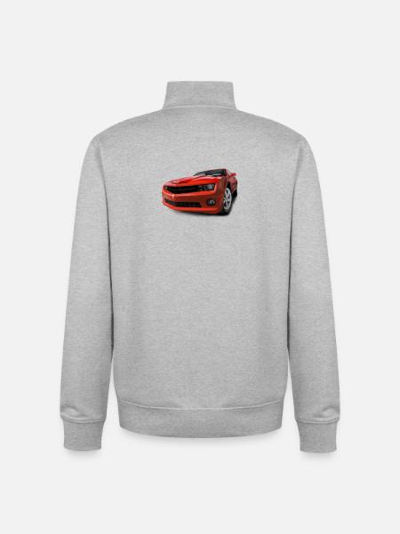 Sportwagen - Unisex Organic Zip Sweatshirt von Stanley/Stella - Grau meliert