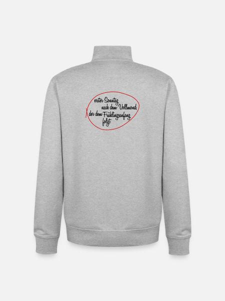 Osterformel - Unisex Organic Zip Sweatshirt von Stanley/Stella - Grau meliert