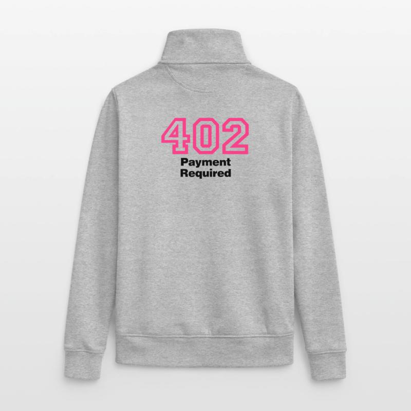 Error 402 | Fehler | Errormessage Sweat zippé unisexe en coton bio Stanley/Stella