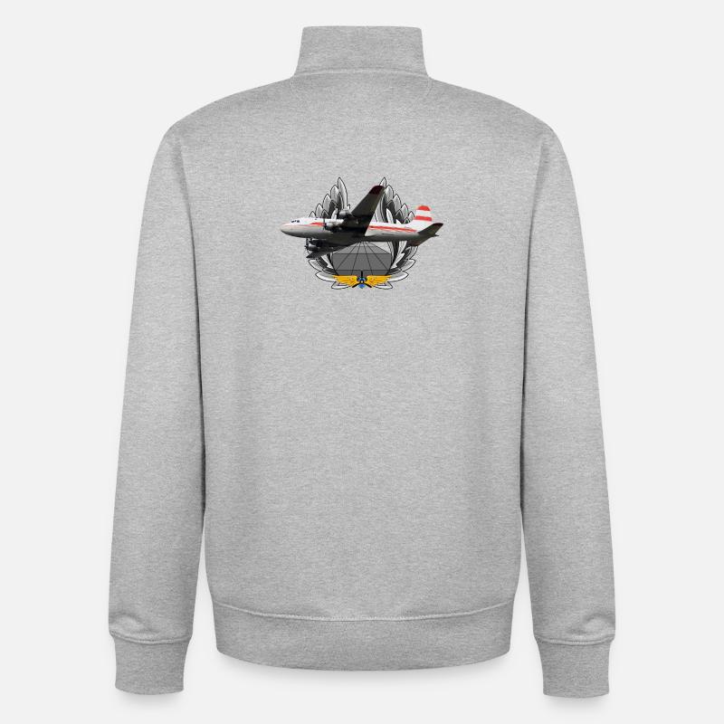 DC-4 - Unisex Organic Zip Sweatshirt von Stanley/Stella - Grau meliert