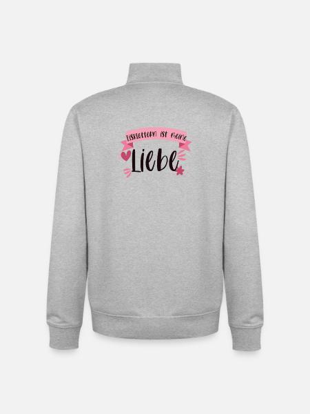 Eisklettern Klettern Eispickel Winter Eis Geschenk - Unisex Organic Zip Sweatshirt von Stanley/Stella - Grau meliert