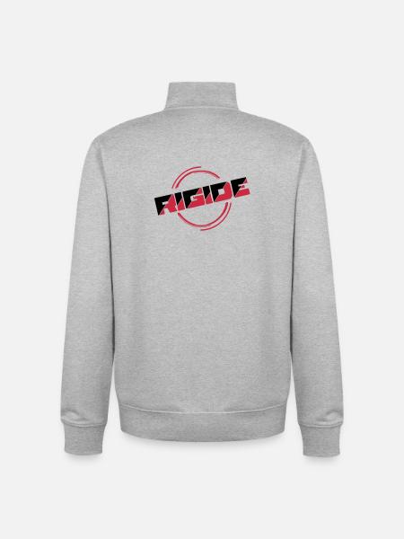 rigid - Unisex Organic Zip Sweatshirt by Stanley/Stella - heather grey