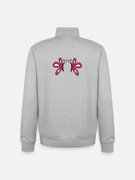 Muttertags Geschenk Mutter Muttertag Geschenkidee  - Unisex Organic Zip Sweatshirt von Stanley/Stella - Grau meliert