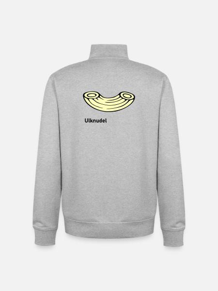 Ulknudel - Unisex Organic Zip Sweatshirt by Stanley/Stella - heather grey
