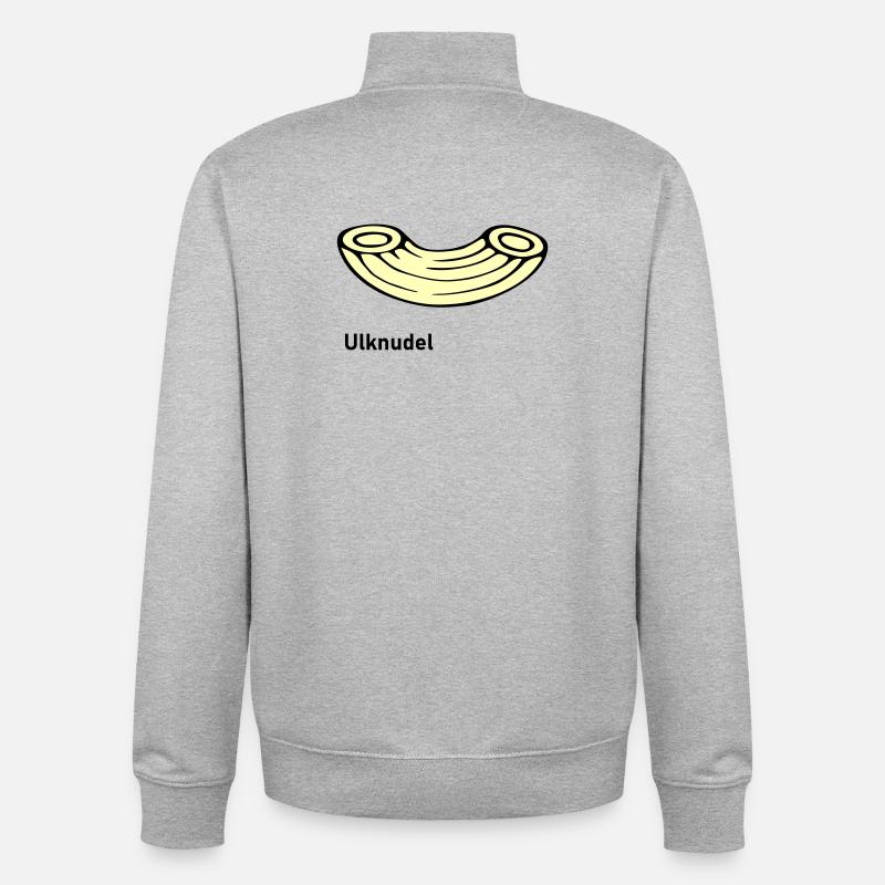 Ulknudel - Sweat zippé unisexe en coton bio Stanley/Stella - gris chiné