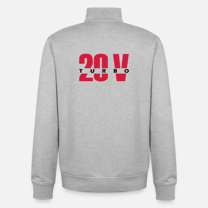 20V turbo - Unisex Organic Zip Sweatshirt by Stanley/Stella - heather grey