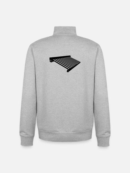Sonnenschutz Sonnendächer - Unisex Organic Zip Sweatshirt von Stanley/Stella - Grau meliert