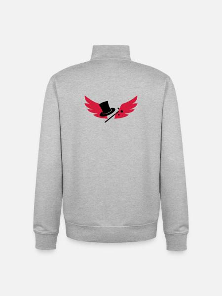 Magic / Magie - Unisex Organic Zip Sweatshirt by Stanley/Stella - heather grey