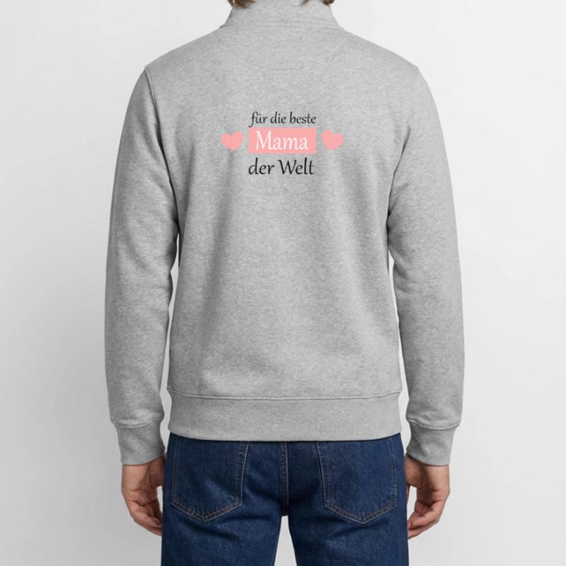 Muttertags Geschenk Mutter Muttertag Geschenkidee  Unisex Organic Zip Sweatshirt von Stanley/Stella