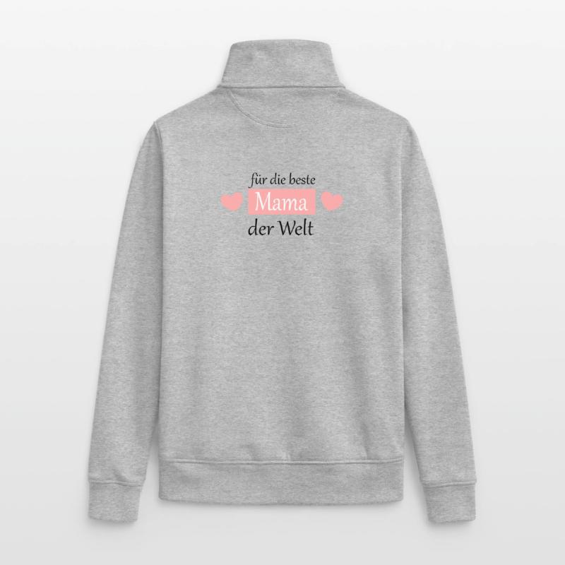 Muttertags Geschenk Mutter Muttertag Geschenkidee  Unisex Organic Zip Sweatshirt von Stanley/Stella