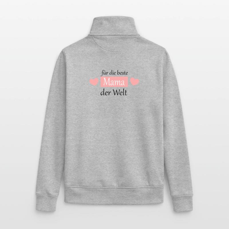 Muttertags Geschenk Mutter Muttertag Geschenkidee Unisex Organic Zip Sweatshirt von Stanley/Stella