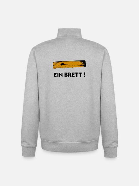 Ein Brett - Unisex Organic Zip Sweatshirt von Stanley/Stella - Grau meliert
