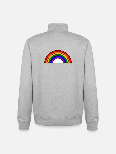 MISTRESS. MASTER. TEACHER. SCHOOL - Unisex Organic Zip Sweatshirt by Stanley/Stella - heather grey