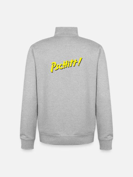 Lemon Spray - Unisex Organic Zip Sweatshirt by Stanley/Stella - heather grey