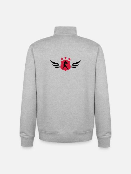 Boxing / Boxen / Boxe - Unisex Organic Zip Sweatshirt by Stanley/Stella - heather grey