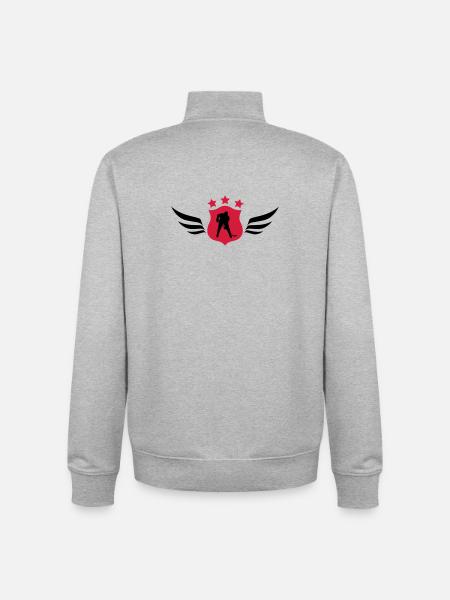 Hockey / Eishockey - Sweat zippé unisexe en coton bio Stanley/Stella - gris chiné