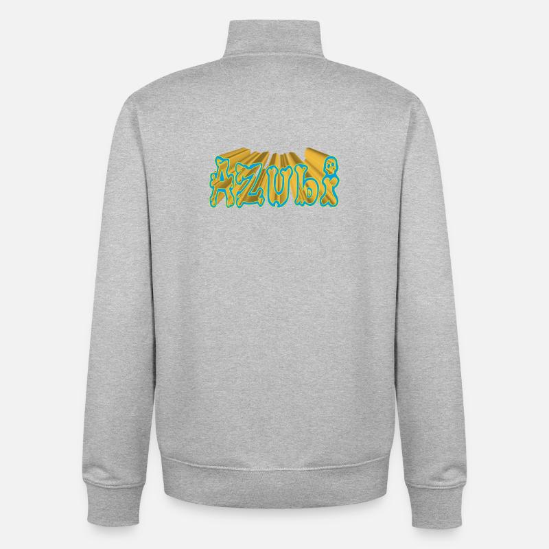 Trainee - Unisex Organic Zip Sweatshirt by Stanley/Stella - heather grey