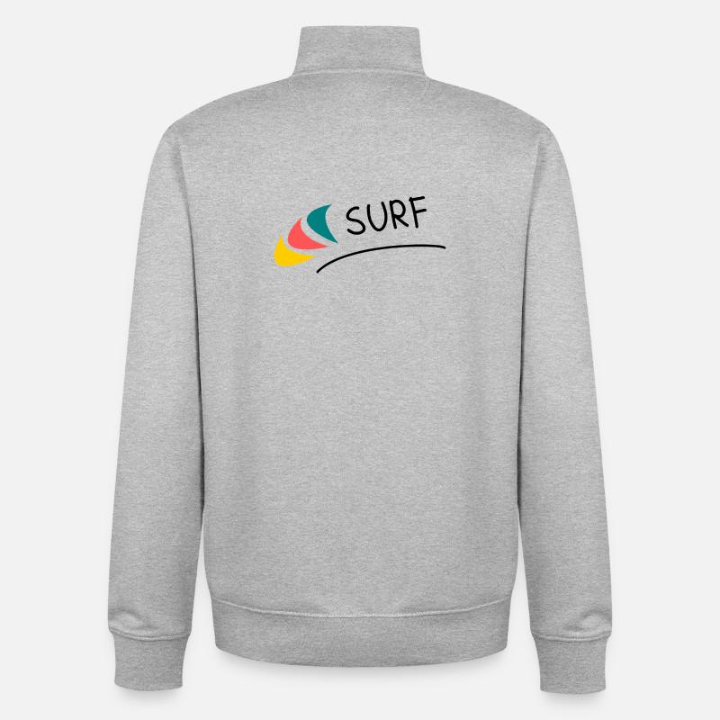 MAÎTRESSE. MAÎTRE. PROFESSEUR. ECOLE. MAITRESSE - Sweat zippé unisexe en coton bio Stanley/Stella - gris chiné