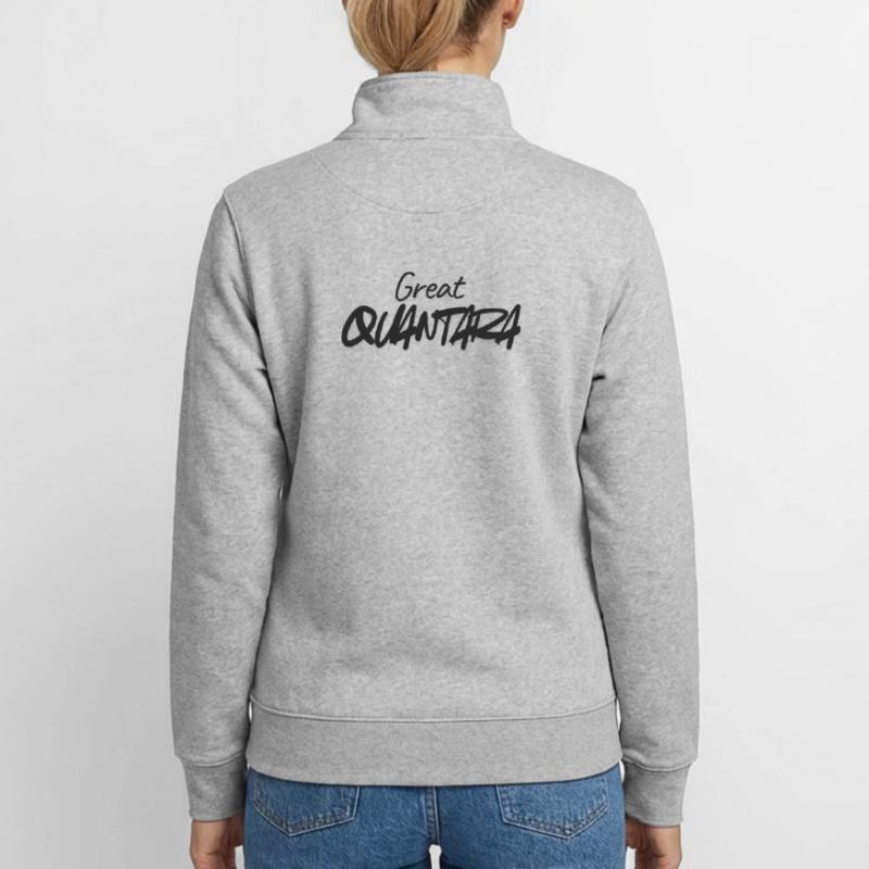 Great Quantity Graffiti Script Unisex Organic Zip Sweatshirt by Stanley/Stella